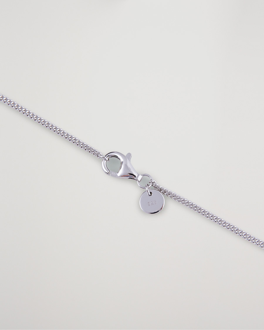 Herren |  | Tom Wood | Curb Chain Slim Necklace Silver