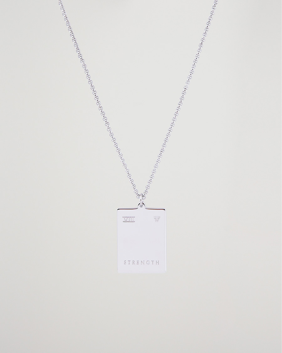 Herren | Tom Wood | Tom Wood | Tarot Strength Pendant Necklace Silver