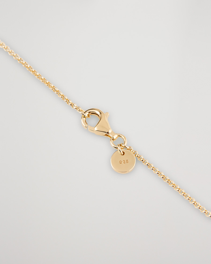 Herren | Tom Wood Tarot Strength Pendant Necklace Gold | Tom Wood | Tarot Strength Pendant Necklace Gold
