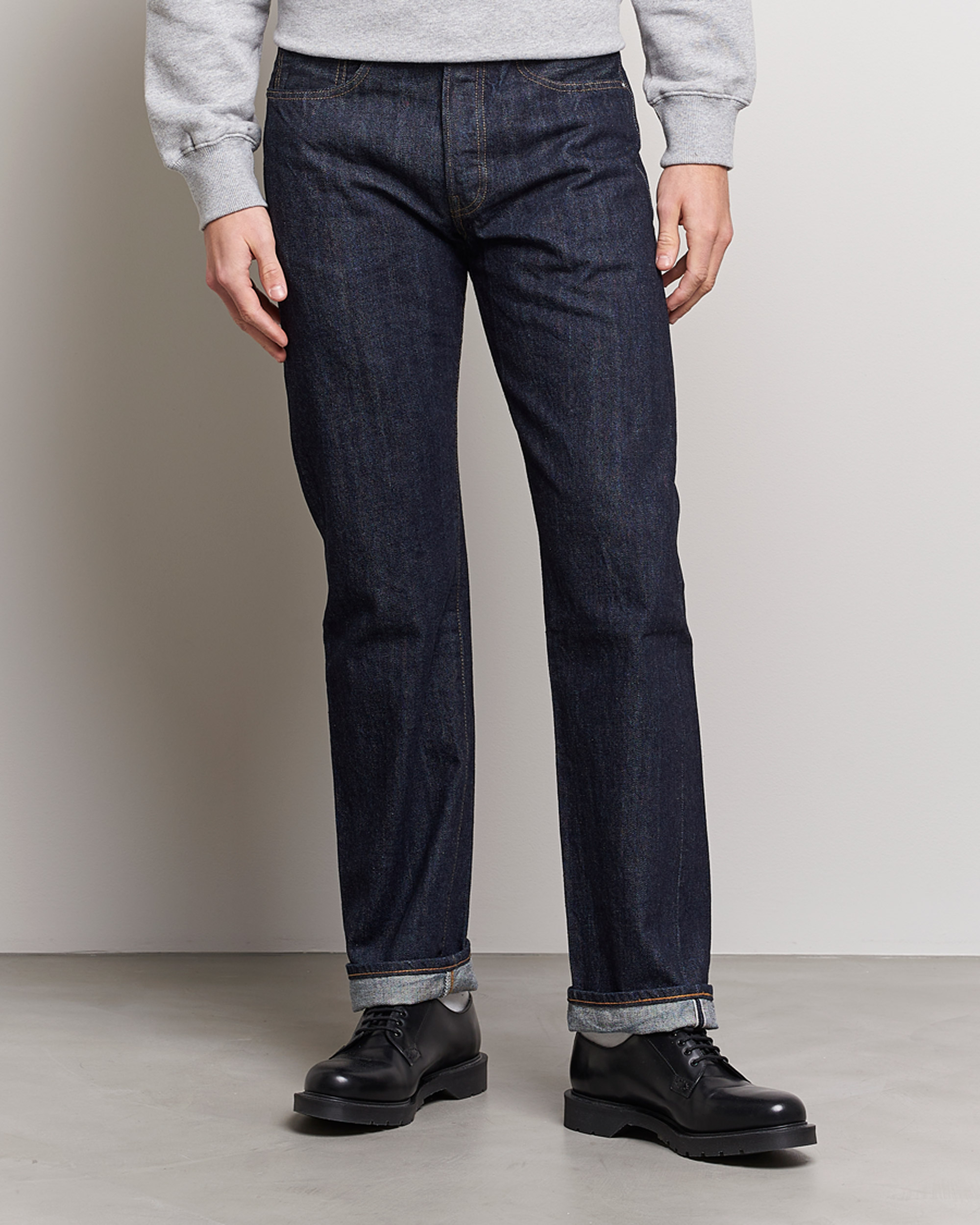 Herren | Jeans | Levi's Vintage Clothing | 1947 Straight Slim Fit 501 Selvedge Jeans Fine Struttin