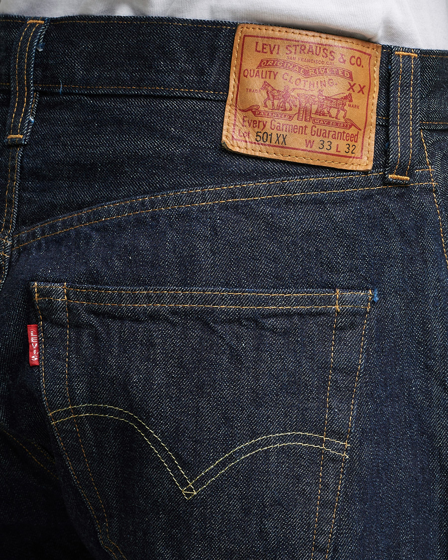 Herren | Jeans | Levi's Vintage Clothing | 1947 Straight Slim Fit 501 Selvedge Jeans Fine Struttin