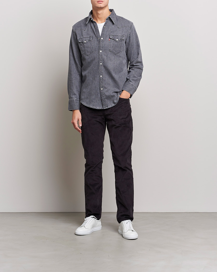 Herren | Hemden | Levi's | Barstow Western Standard Shirt Gray Stonewash