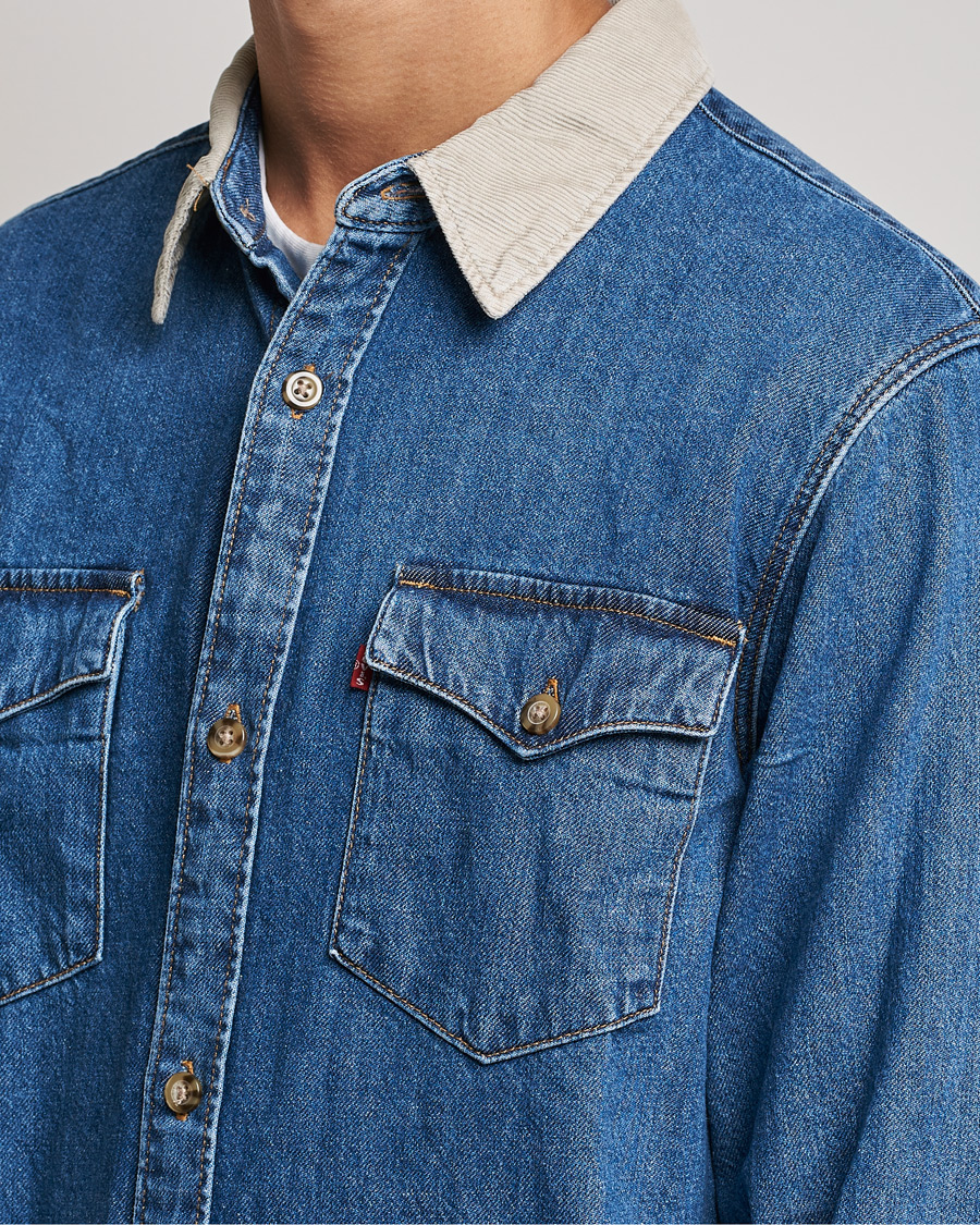 Herren | Hemden | Levi's | Relaxed Fit Western Shirt Blue Stone Wash