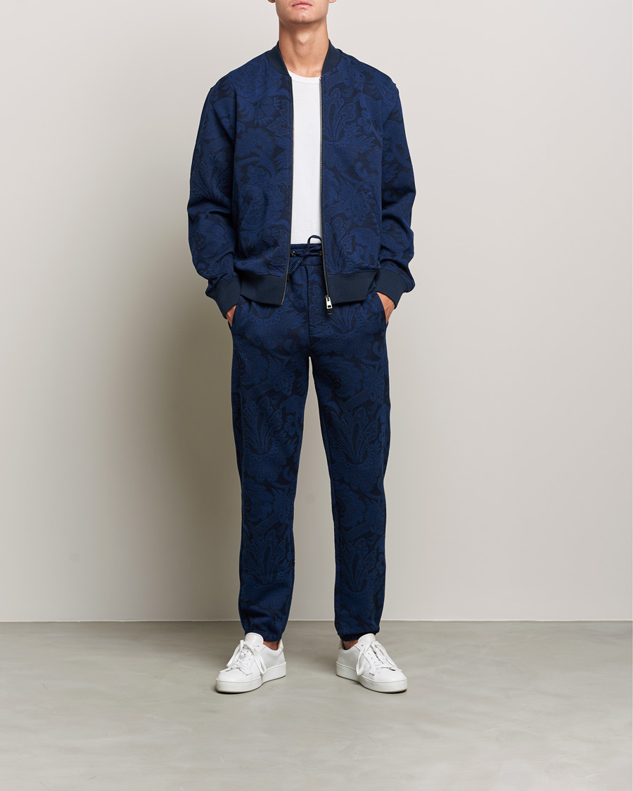 Herren | Pullover | Etro | Printed Bomber Sweat Navy