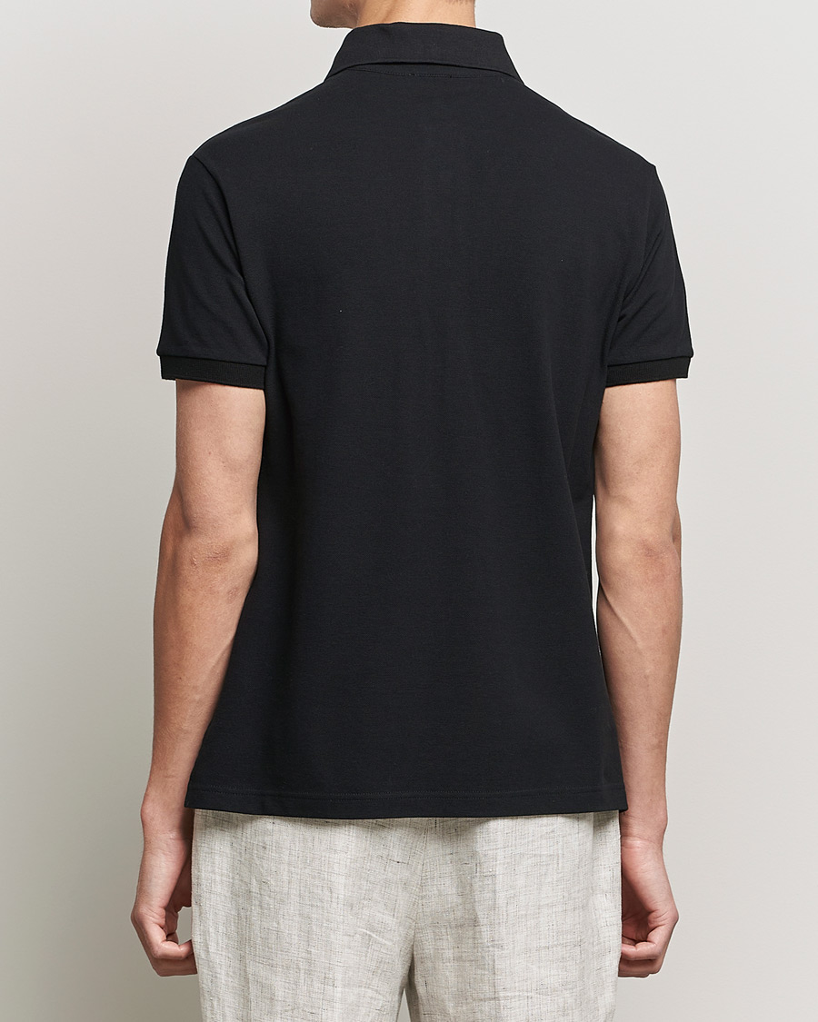 Herren | Poloshirts | Etro | Short Sleeve Contrast Paisley Polo Black