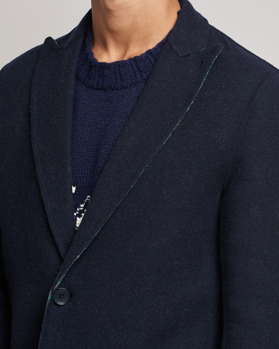 Herren | Jacken | Etro | Deconstructed Reversible Coat Navy