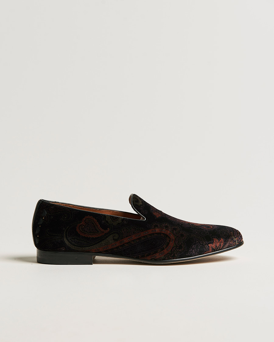 Herren | Etro Printed Slippers Black | Etro | Printed Slippers Black
