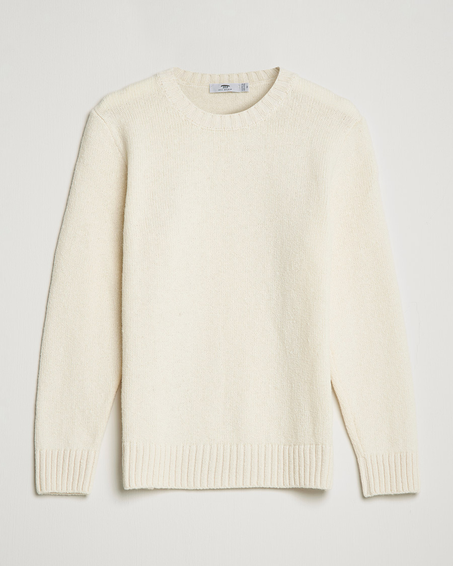 Herren | Pullover | Inis Meáin | Wool/Cashmere Crew Neck White