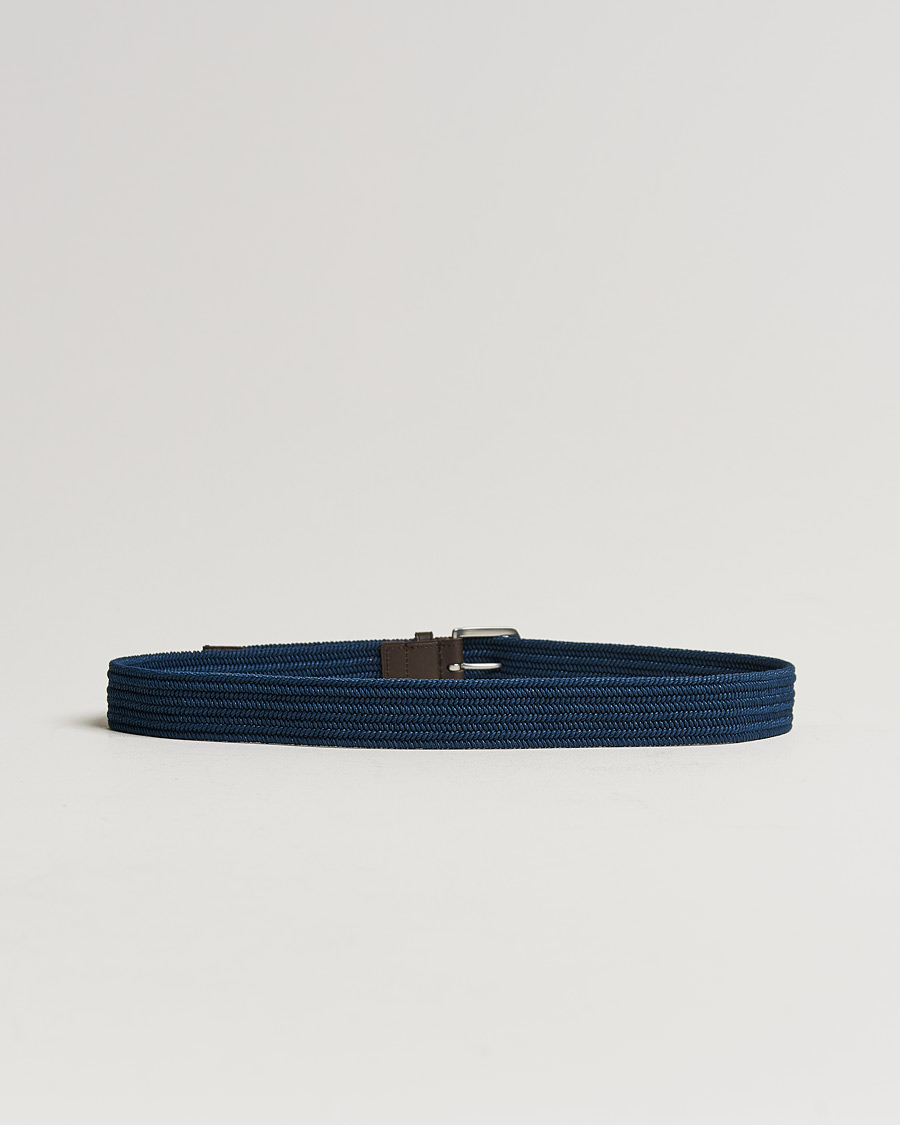 Herren | Gürtel | Polo Ralph Lauren | Braided Cotton Elastic Belt Navy