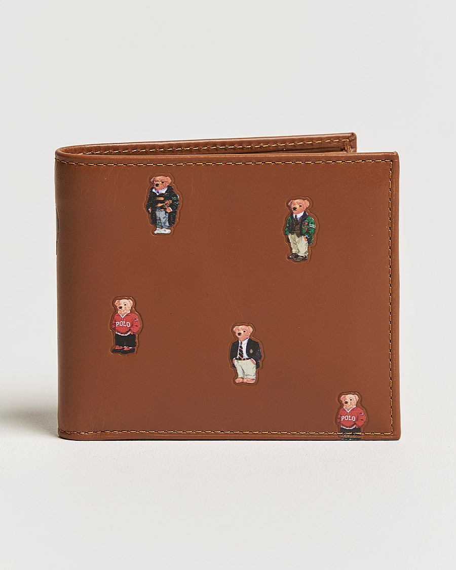 Herren | Polo Ralph Lauren Bear Leather Billfold Wallet Tan | Polo Ralph Lauren | Bear Leather Billfold Wallet Tan