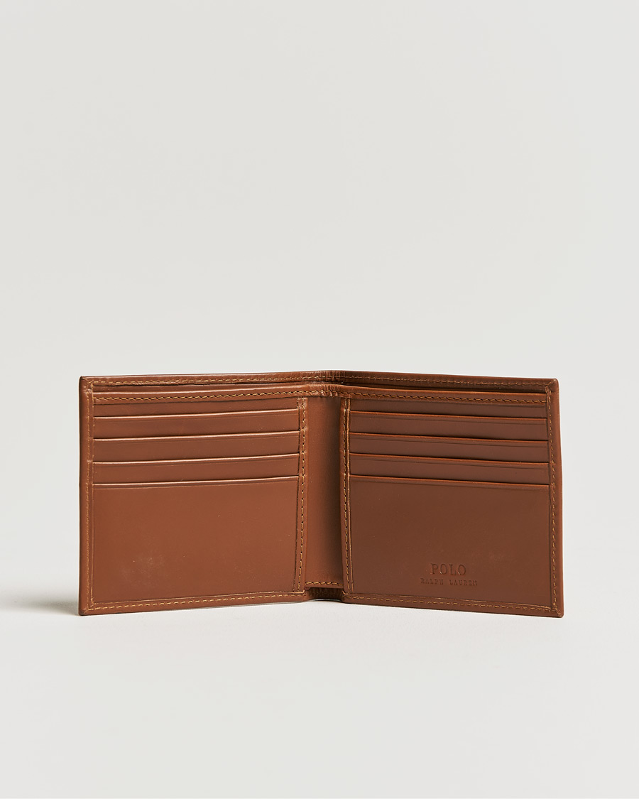 Herren | Polo Ralph Lauren Bear Leather Billfold Wallet Tan | Polo Ralph Lauren | Bear Leather Billfold Wallet Tan