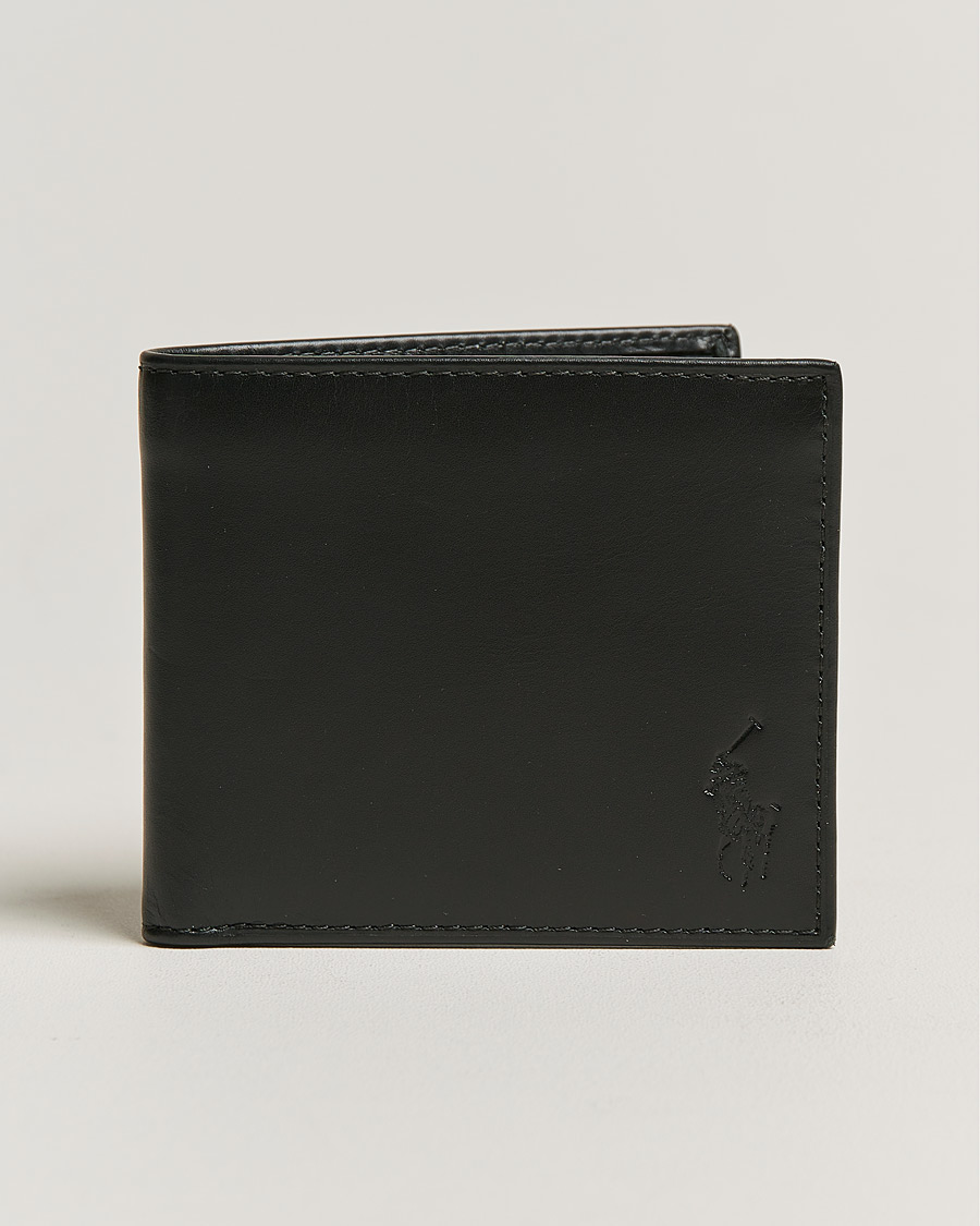Polo Ralph Lauren Logo Leather Billfold Wallet Black bei Care of Carl