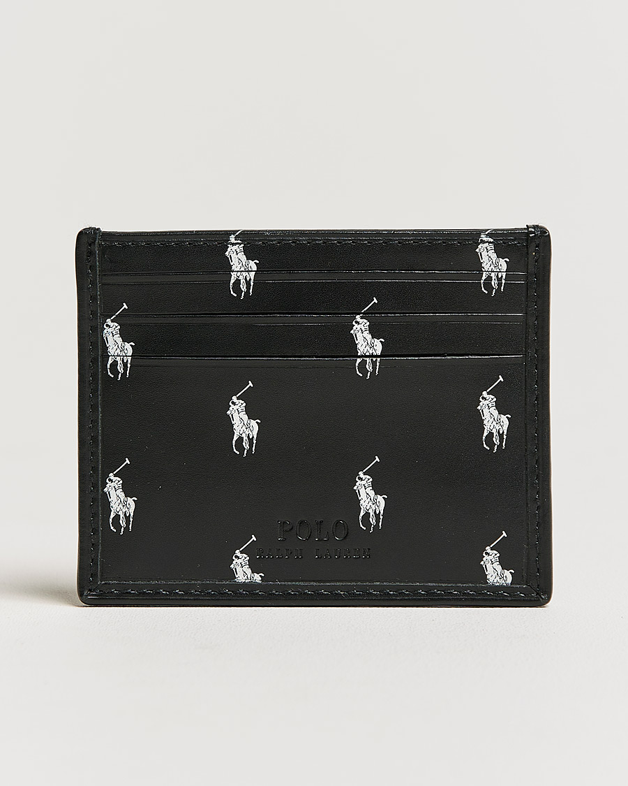 Herren | Geldbörsen | Polo Ralph Lauren | Logo Leather Card Holder Black