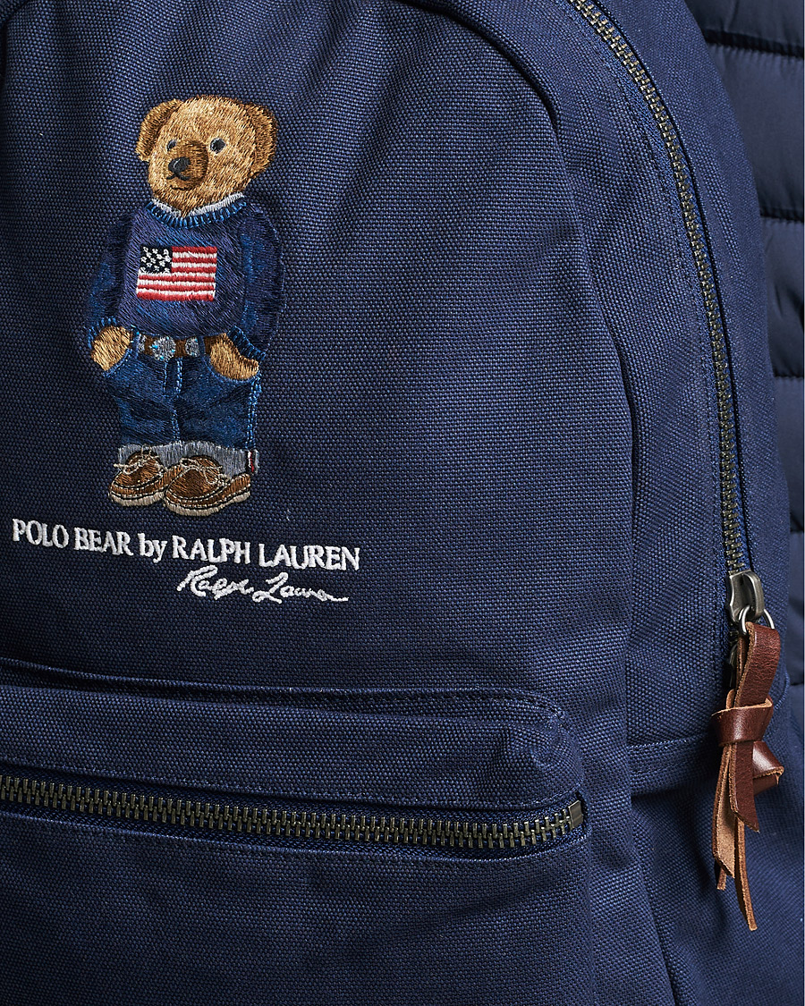 Herren | Polo Ralph Lauren Bear Canvas Backpack Navy | Polo Ralph Lauren | Bear Canvas Backpack Navy