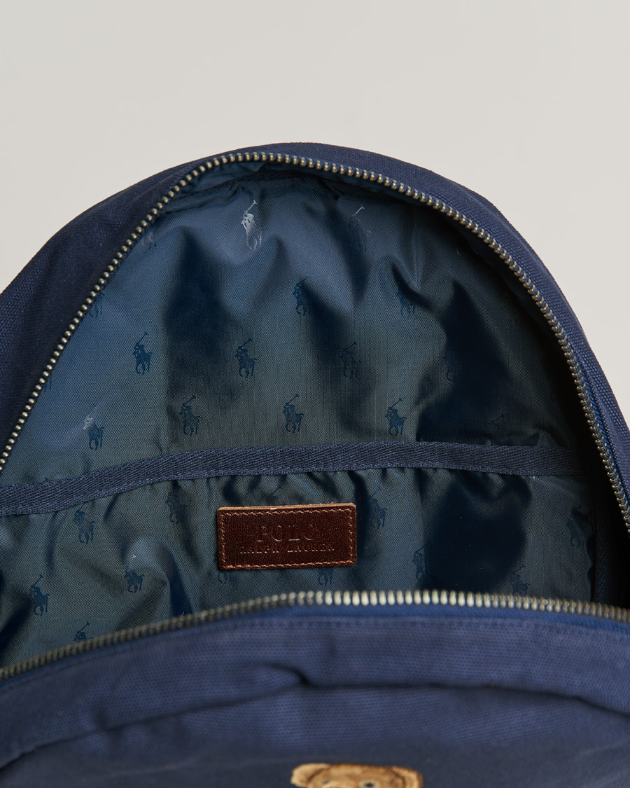 Herren | Polo Ralph Lauren Bear Canvas Backpack Navy | Polo Ralph Lauren | Bear Canvas Backpack Navy