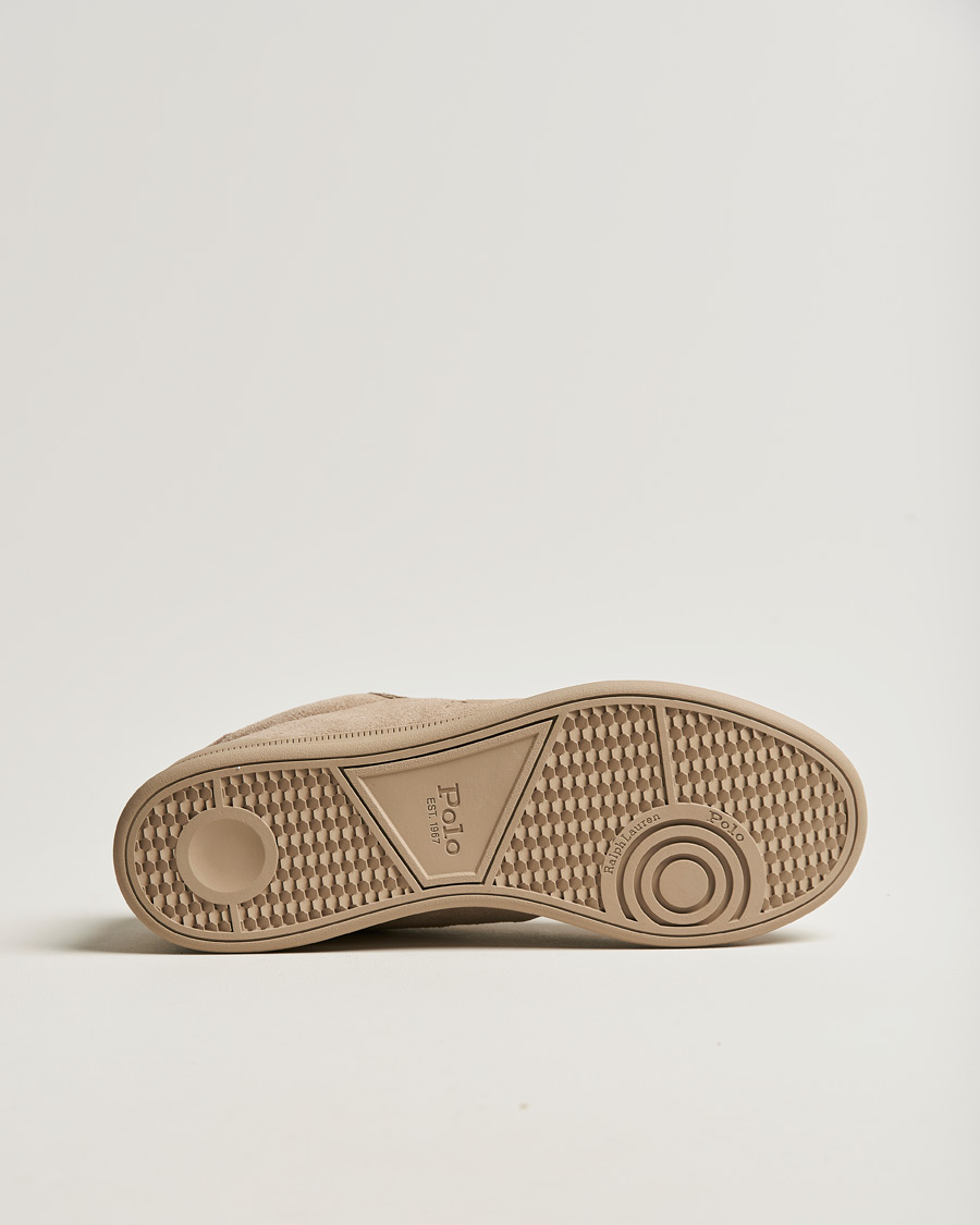 Herren | Polo Ralph Lauren Heritage Court Suede Sneaker Milkshake | Polo Ralph Lauren | Heritage Court Suede Sneaker Milkshake