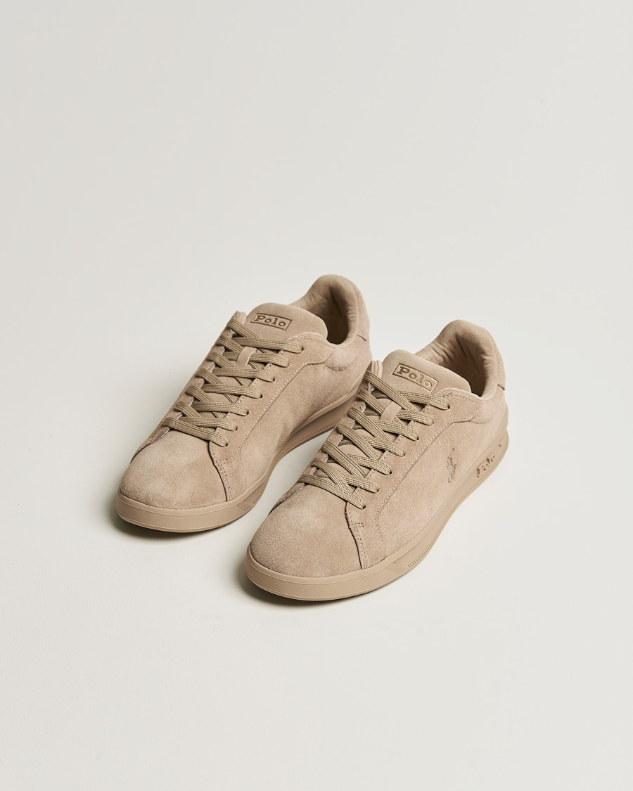 Herren | Schuhe | Polo Ralph Lauren | Heritage Court II Suede Sneaker Milkshake