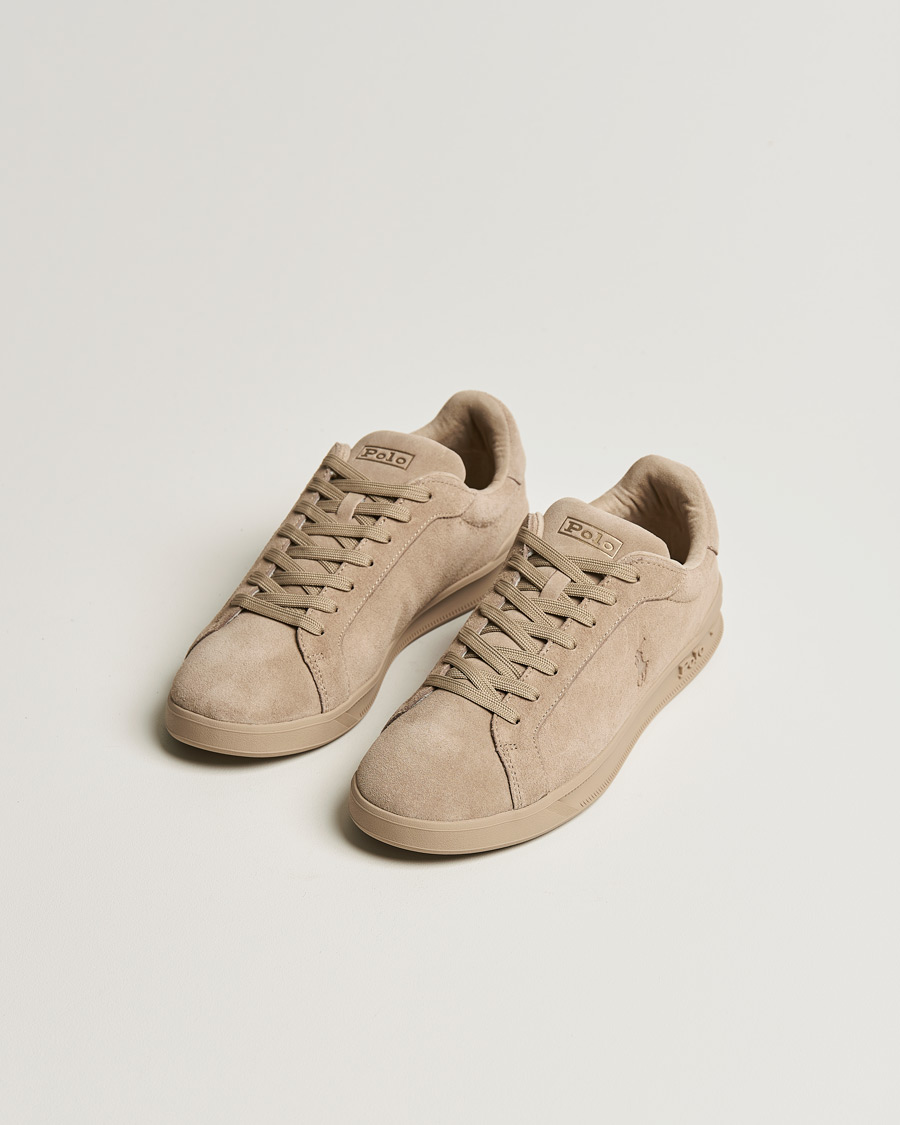 Herren | | Polo Ralph Lauren | Heritage Court Suede Sneaker Milkshake