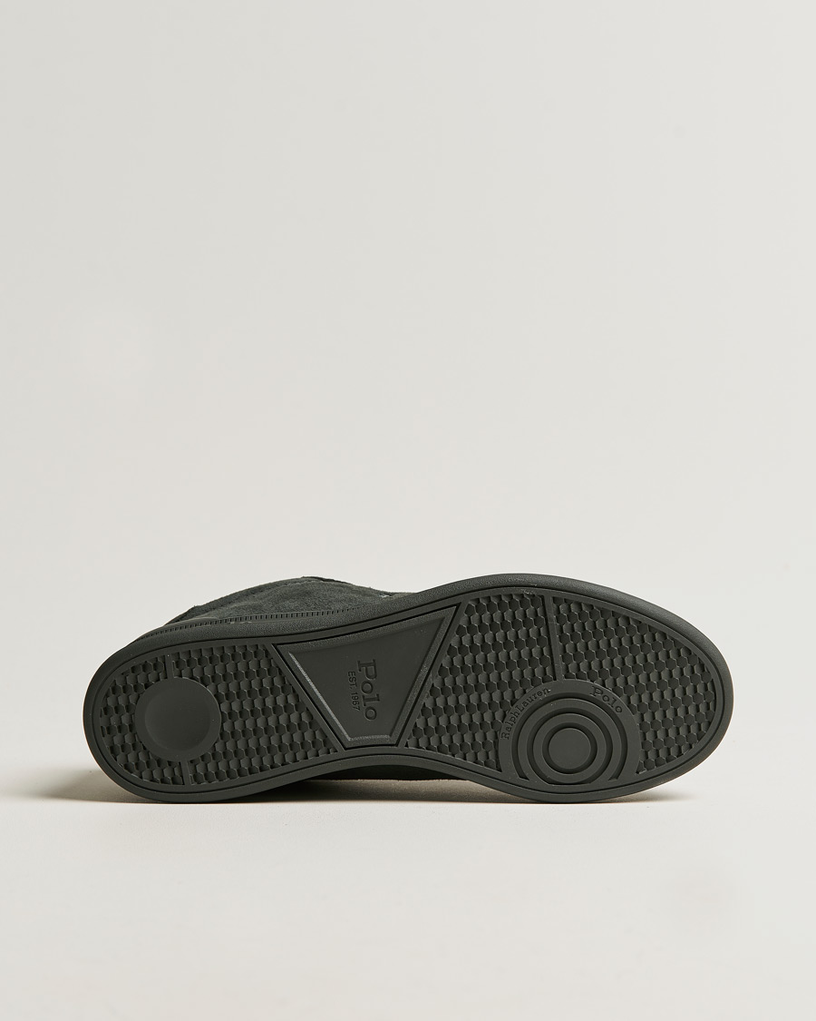 Herren | Sneaker | Polo Ralph Lauren | Heritage Court II Suede Sneaker Charcoal Grey