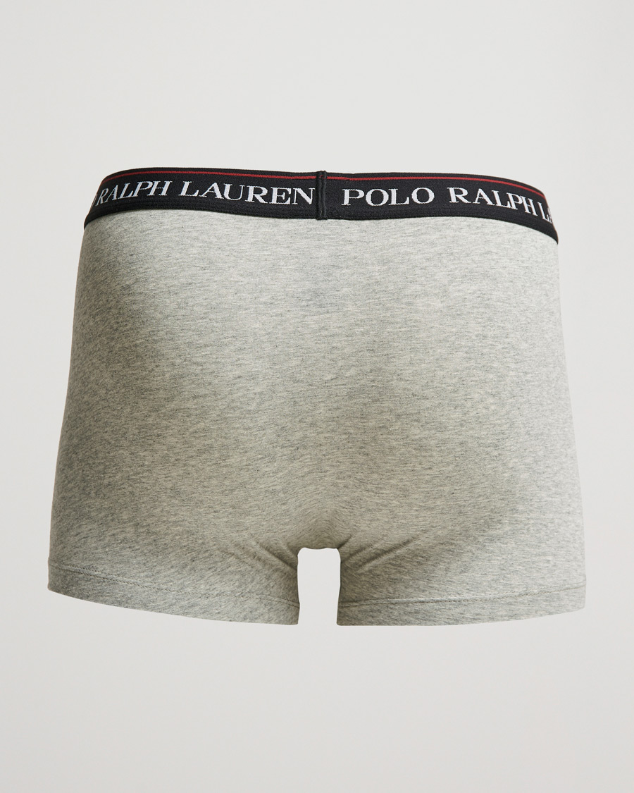 Herren | Unterwäsche | Polo Ralph Lauren | 3-Pack Trunk Grey/Red Pony/Black