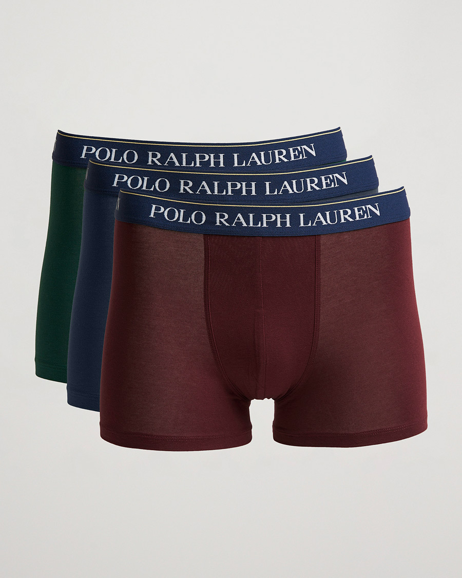 Herren |  | Polo Ralph Lauren | 3-Pack Trunk Navy/College Green/Red