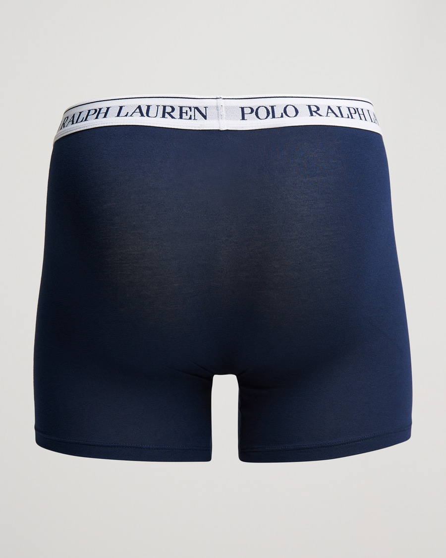 Herren | Unterwäsche | Polo Ralph Lauren | 3-Pack Boxer Brief Navy/White/Navy Pony