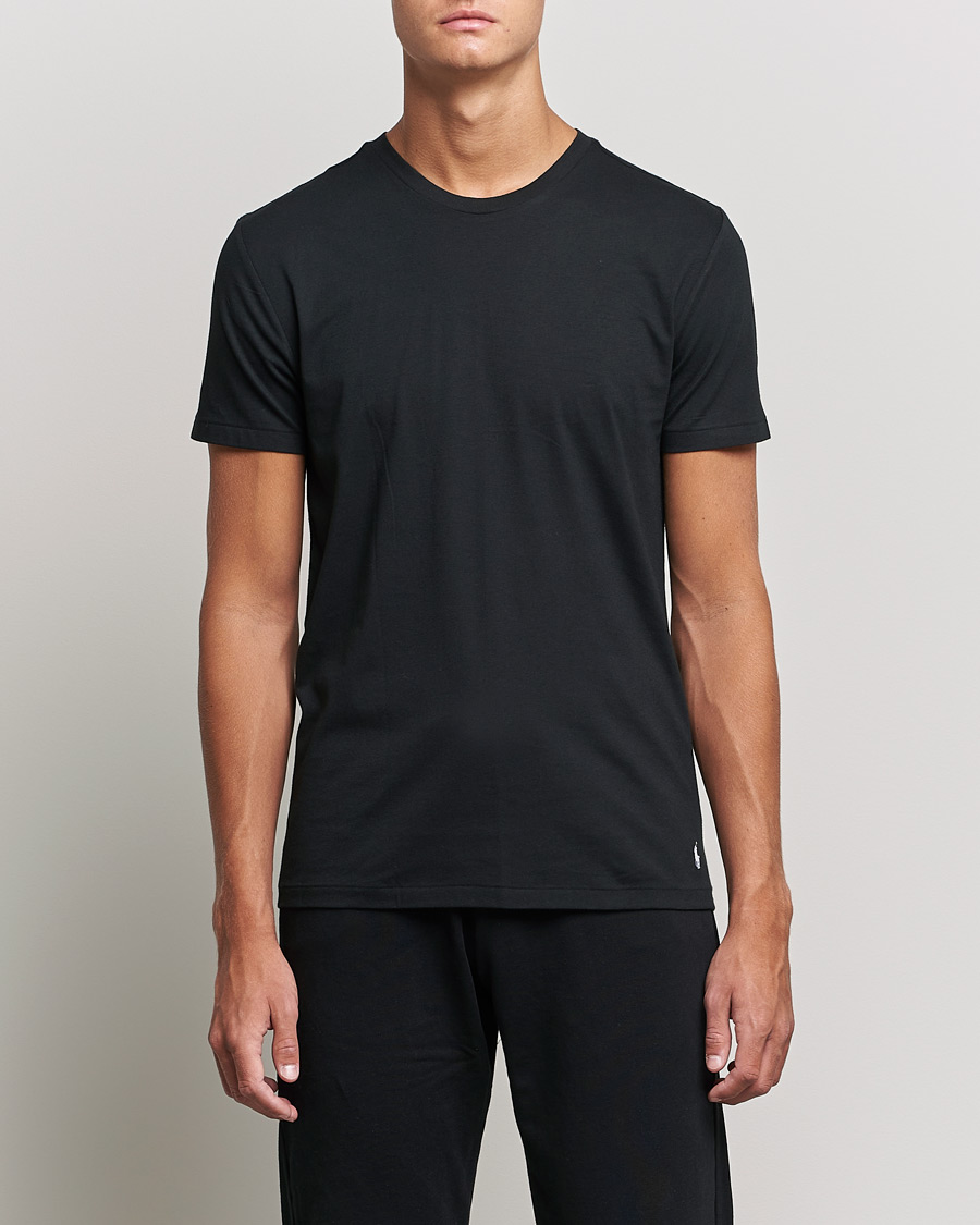 Herren | Kurzarm T-Shirt | Polo Ralph Lauren | 3-Pack Crew Neck T-Shirt Black