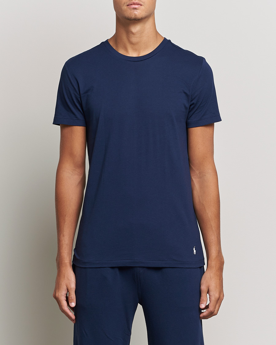 Herren | T-Shirts | Polo Ralph Lauren | 3-Pack Crew Neck T-Shirt Navy