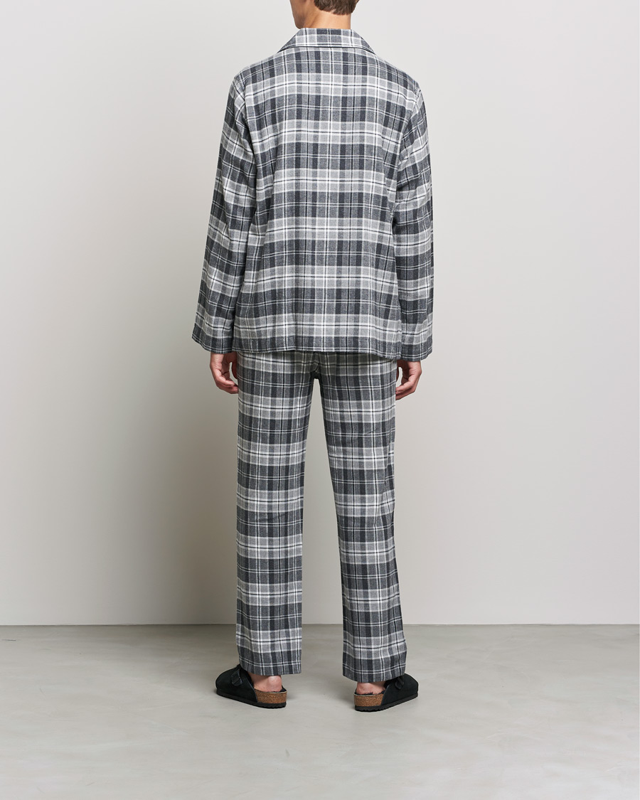 Herren | Schlafanzüge & Bademäntel | Polo Ralph Lauren | Checked Flannel Pyjama Set Grey Heather
