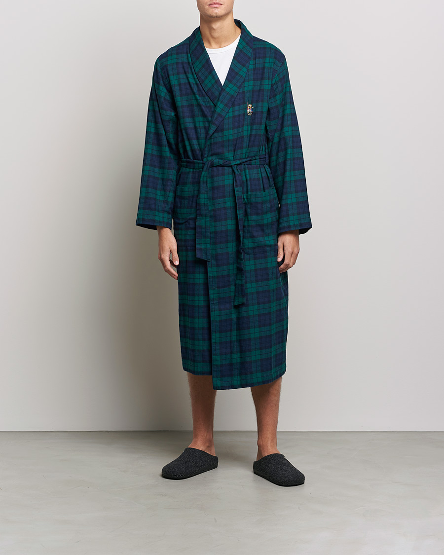 Herren | Schlafanzüge & Bademäntel | Polo Ralph Lauren | Flannel Checked Robe Blackwatch