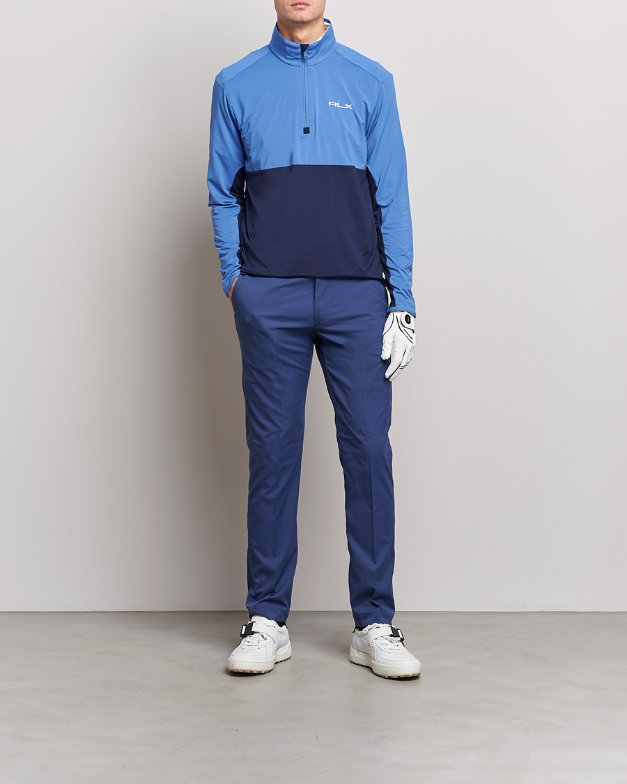 Herren | Pullover | RLX Ralph Lauren | Performance Airflow Half-Zip French Blue/Navy