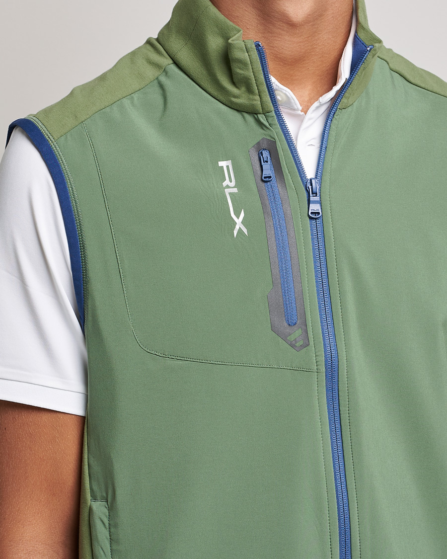 Herren | Jacken | RLX Ralph Lauren | Techy Terry Vest Cargo Green/Light Navy