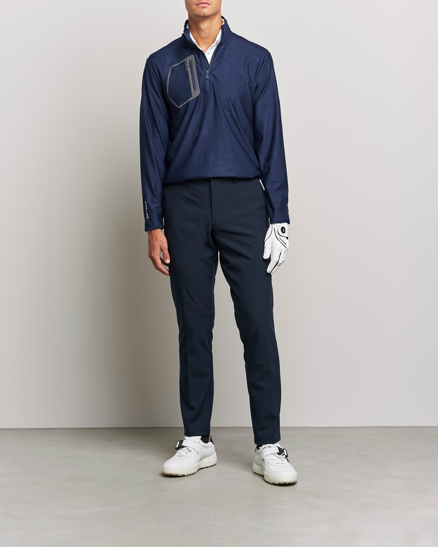 Herren | Pullover | RLX Ralph Lauren | Luxury Performance Jersey Half-Zip French Navy Camo