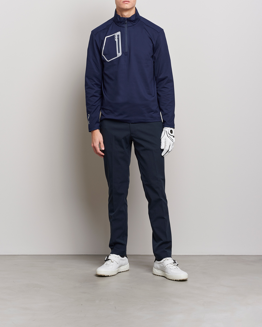 Herren | Pullover | RLX Ralph Lauren | Luxury Performance Jersey Half-Zip Navy
