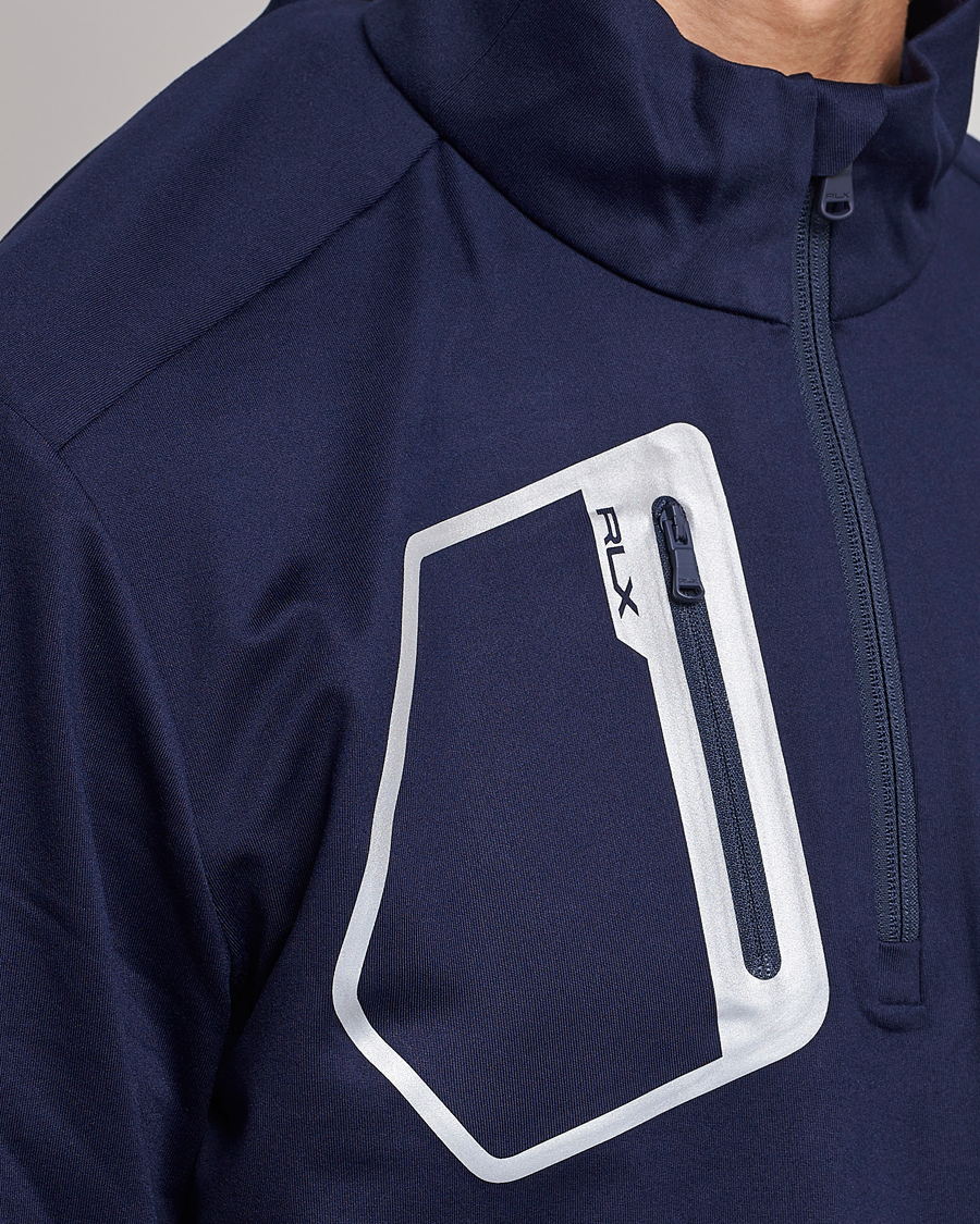 Herren | Pullover | RLX Ralph Lauren | Luxury Performance Jersey Half-Zip Navy