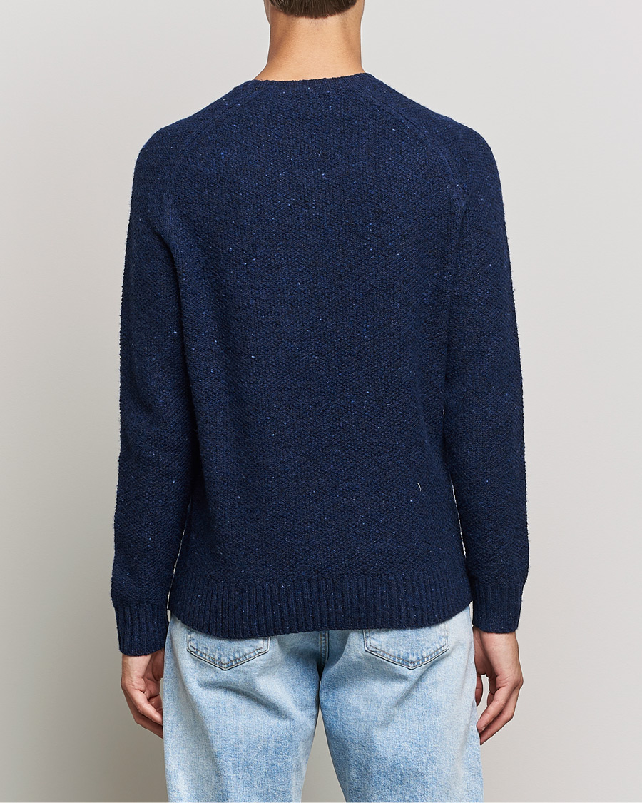 Herren | Pullover | Polo Ralph Lauren | Wool Donegal Knitted Sweater Navy