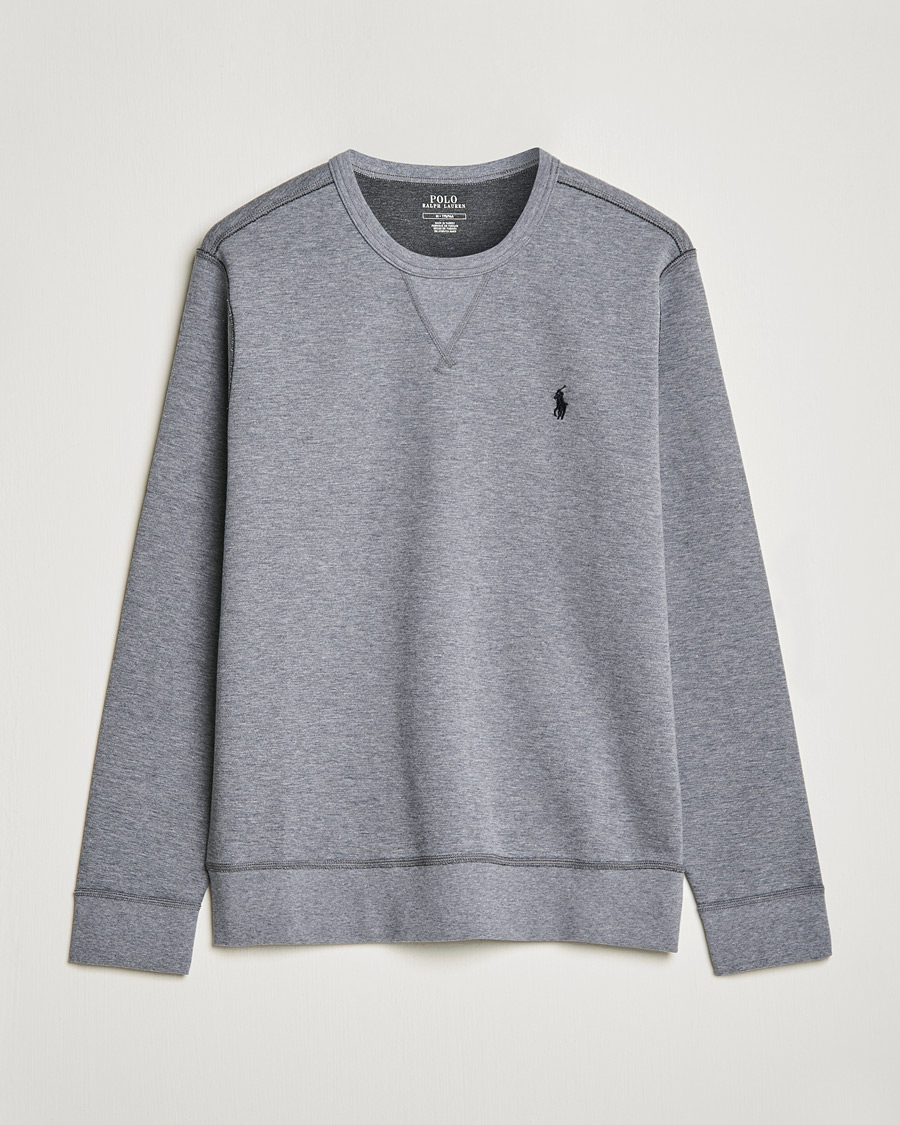 Herren | Pullover | Polo Ralph Lauren | Double Knit Sweatshirt Classic Grey Heather