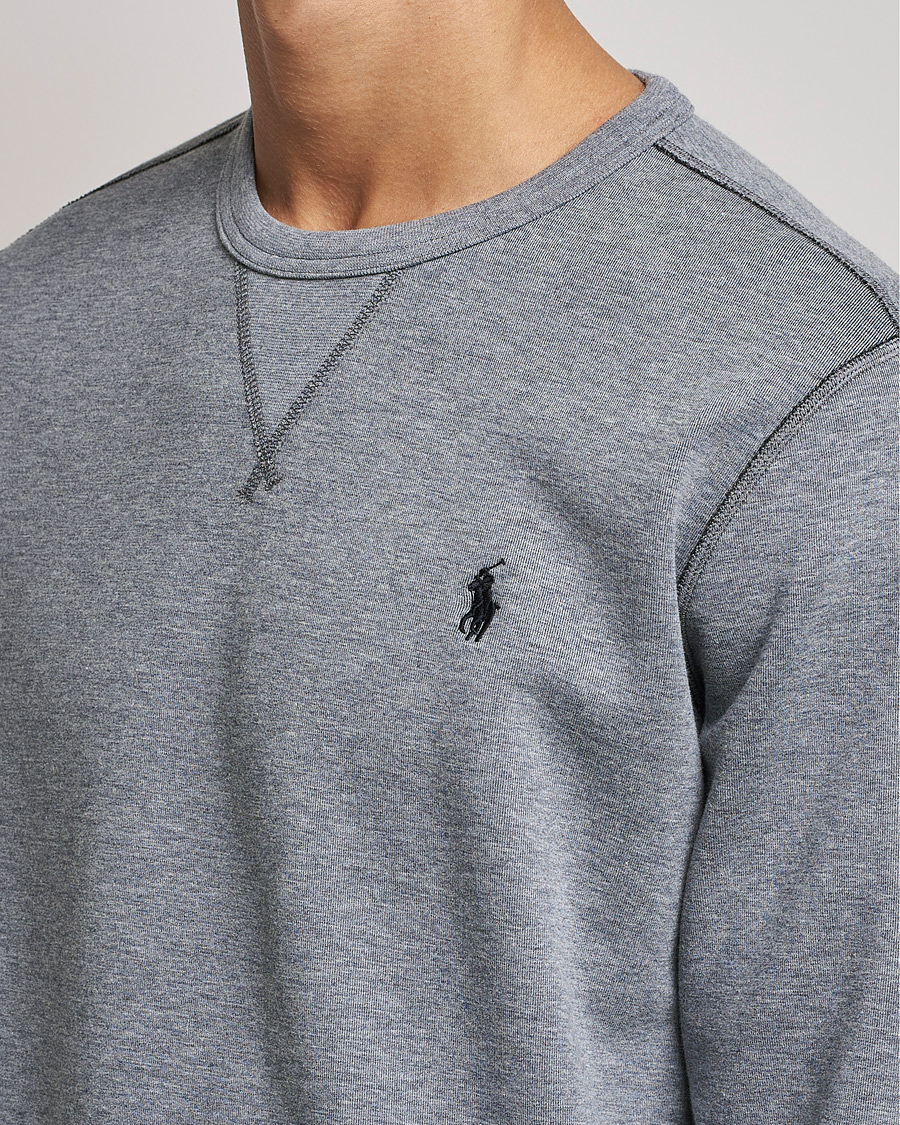 Herren | Pullover | Polo Ralph Lauren | Double Knit Sweatshirt Classic Grey Heather