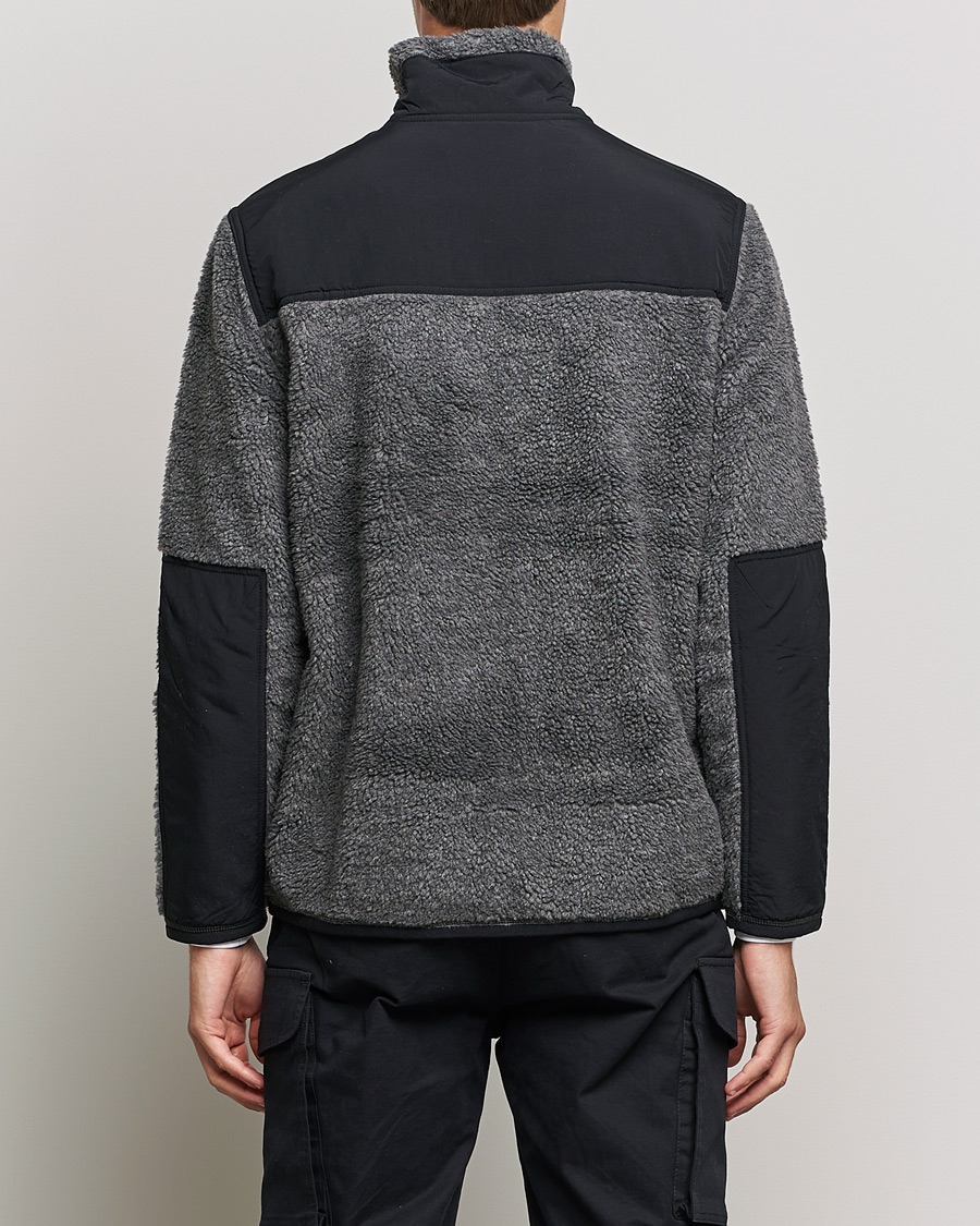 Herren | Pullover | Polo Ralph Lauren | Bonded Sherpa Full Zip Sweater Charcoal/Black