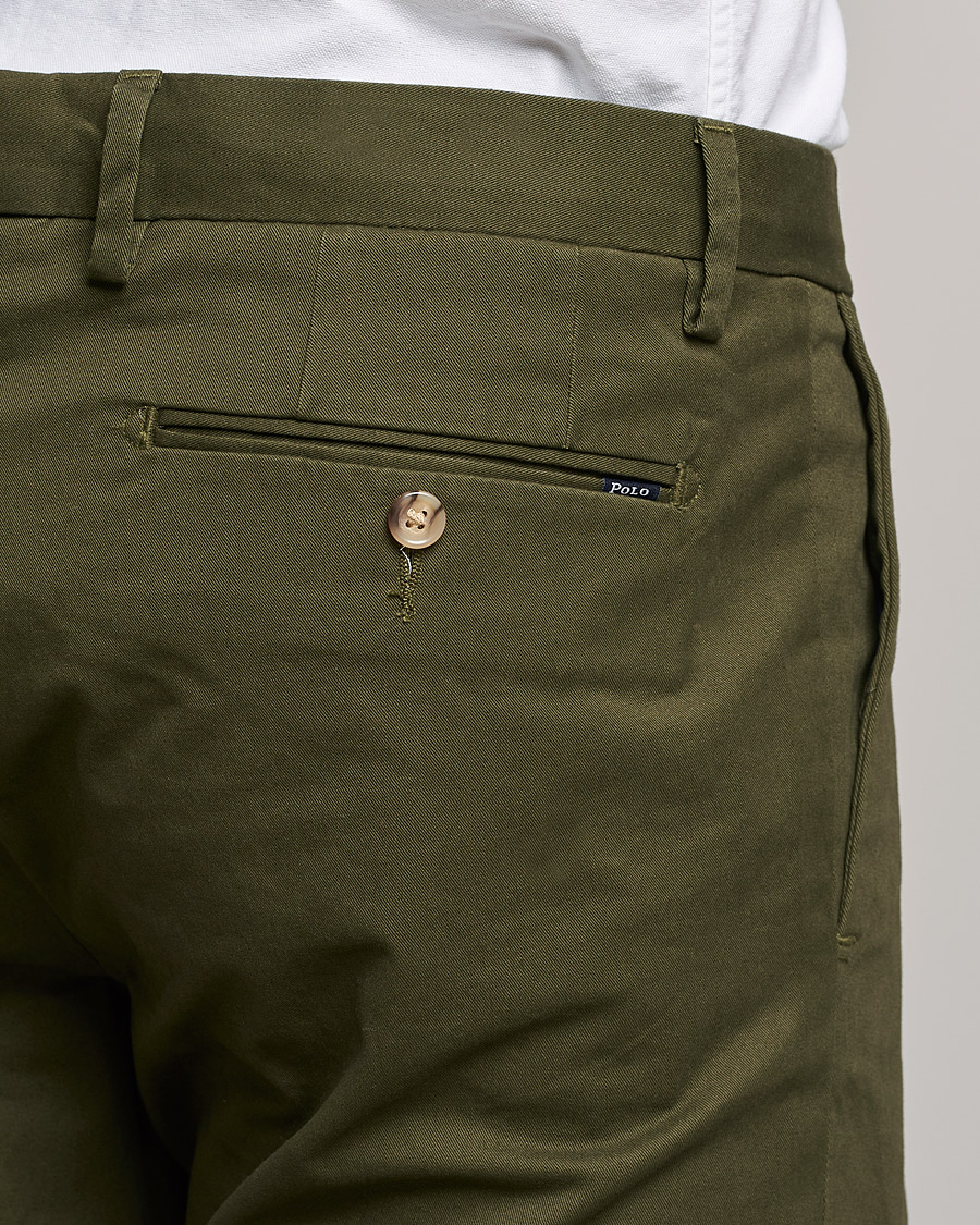 Herren | Hosen | Polo Ralph Lauren | Slim Fit Stretch Chinos Armadillo Green