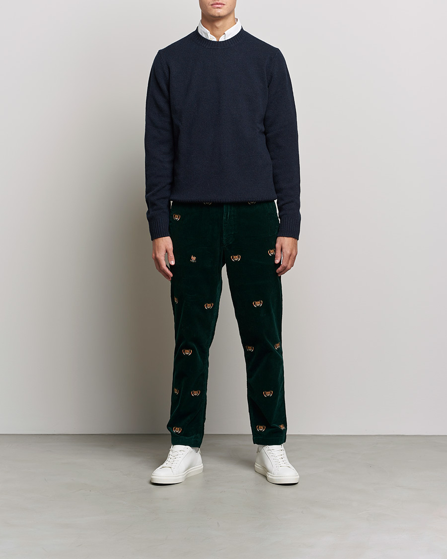 Herren | Hosen | Polo Ralph Lauren | Prepster Corduroy Printed Fox Pants College Green