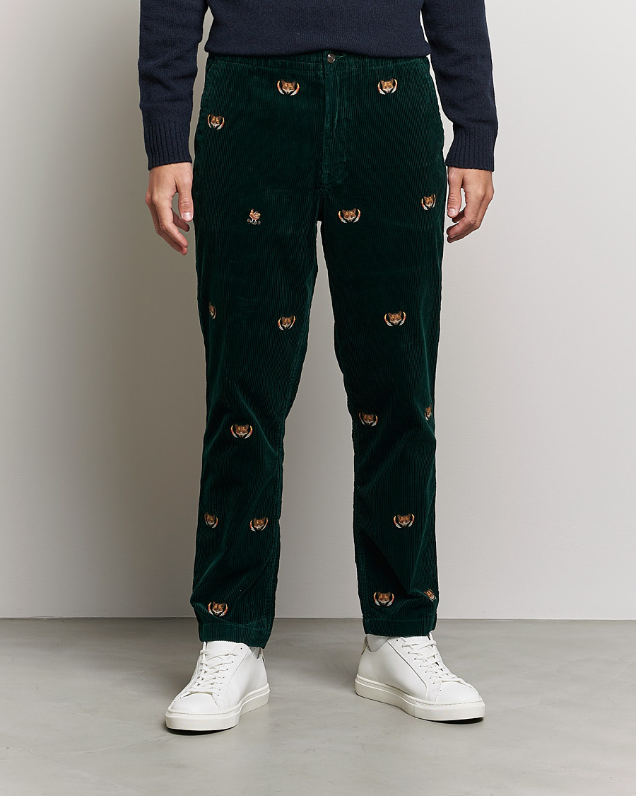 Herren | Hosen | Polo Ralph Lauren | Prepster Corduroy Printed Fox Pants College Green
