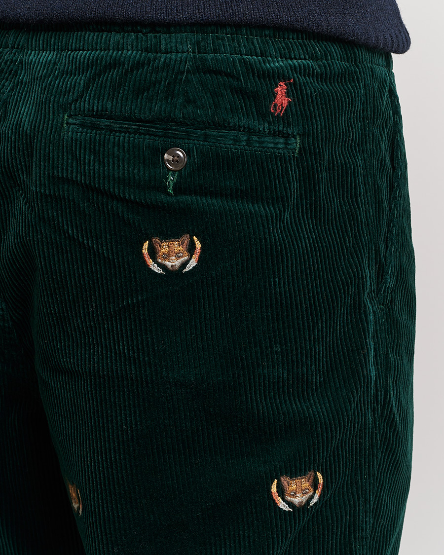 Herren | Hosen | Polo Ralph Lauren | Prepster Corduroy Printed Fox Pants College Green
