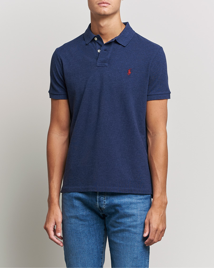 Herren |  | Polo Ralph Lauren | Custom Slim Fit Polo Spring Navy Heather