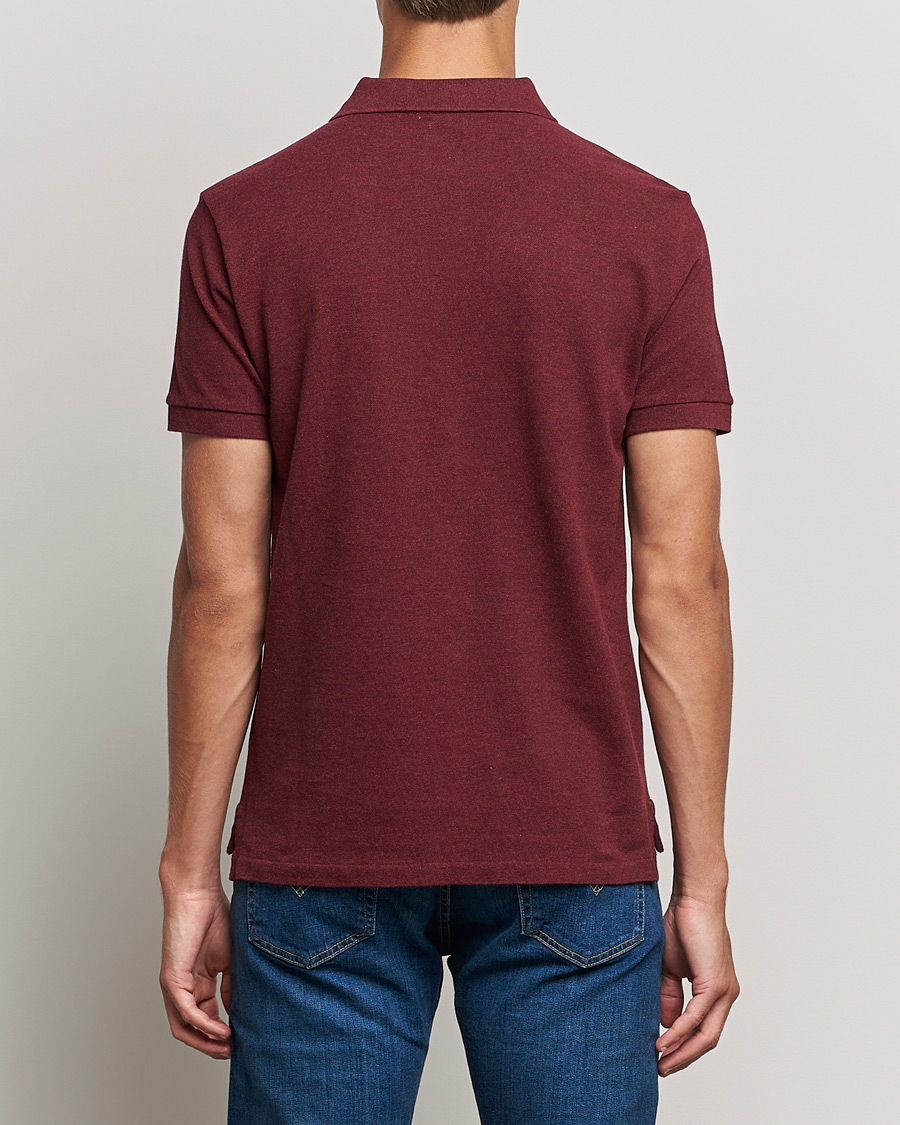 Herren | Poloshirts | Polo Ralph Lauren | Custom Slim Fit Polo Spring Wine Heather