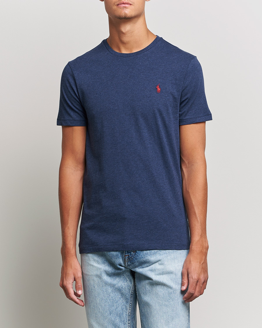 Herr | T-Shirts | Polo Ralph Lauren | Crew Neck T-Shirt Spring Navy Heather