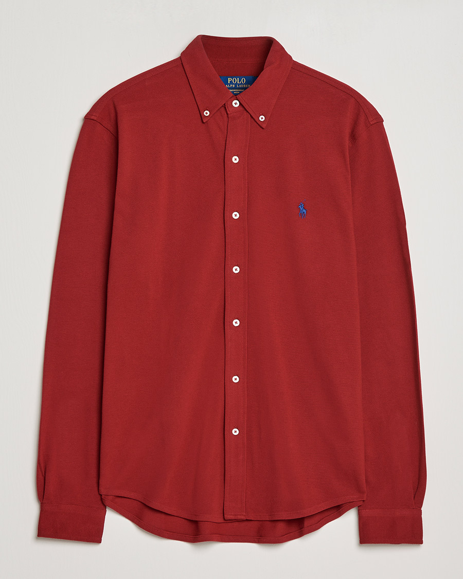 Herren | Pikéhemd | Polo Ralph Lauren | Featherweight Shirt Holiday Red