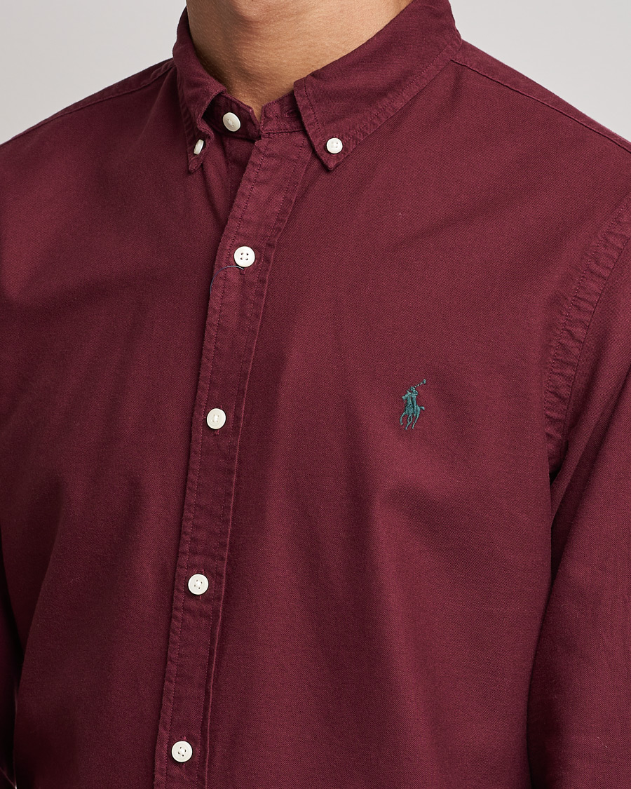 Herren | Hemden | Polo Ralph Lauren | Slim Fit Garment Dyed Oxford Rich Ruby
