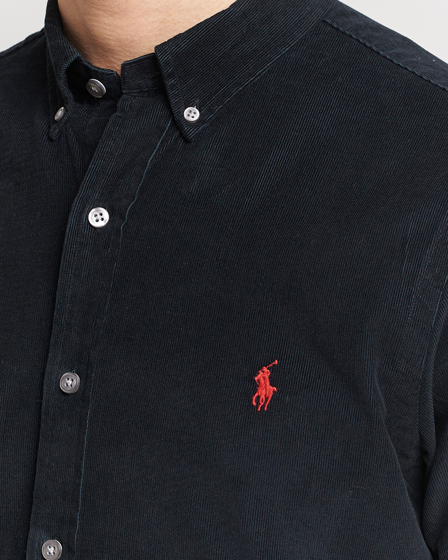 Herren | Hemden | Polo Ralph Lauren | Slim Fit Corduroy Shirt Black