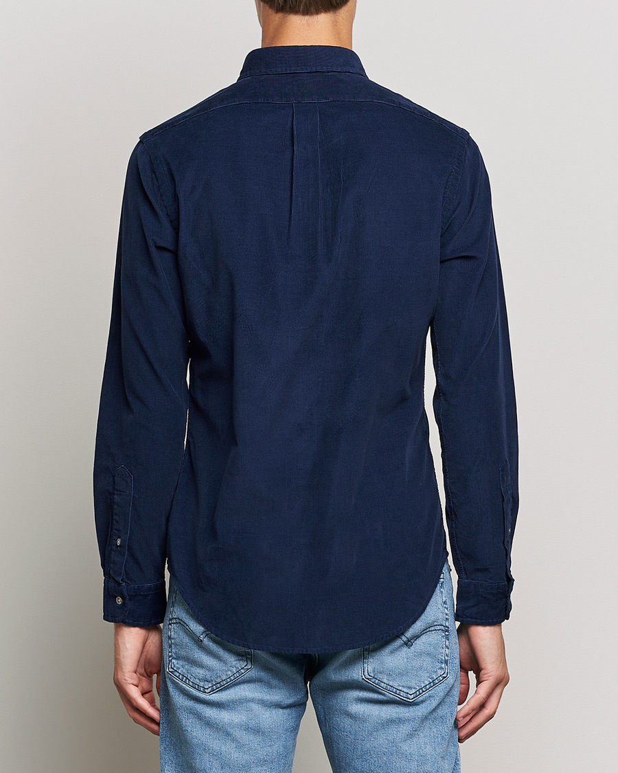 Herren | Hemden | Polo Ralph Lauren | Slim Fit Corduroy Shirt Newport Navy